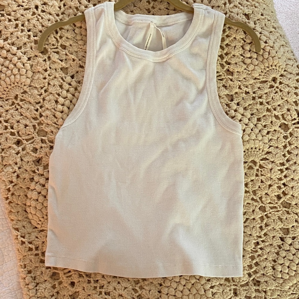 Anthropologie White Tank Top